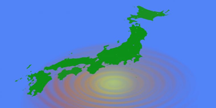 南海トラフ地震を想定する日本