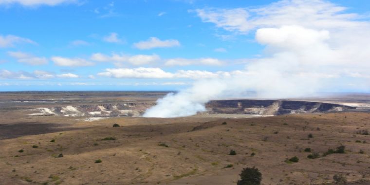 ハワイ島の活火山